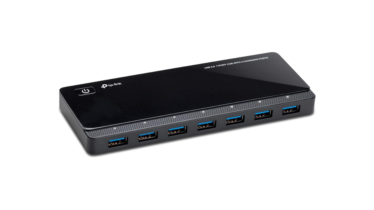 TP-Link UH720, 7-Port USB 3.0 ve 2 Adet Şarj Portu USB 3.0 Çoklayıcı