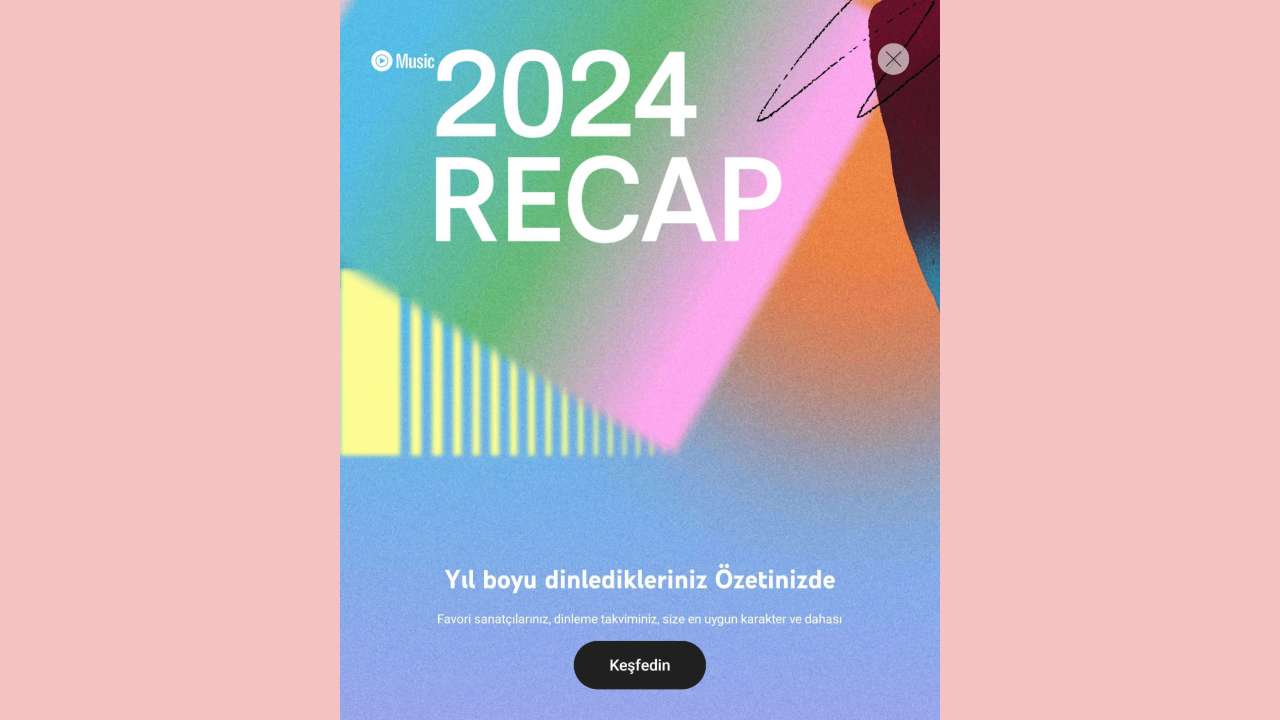 YouTube Music, 2024 Yıllık Özetini Yayımladı!