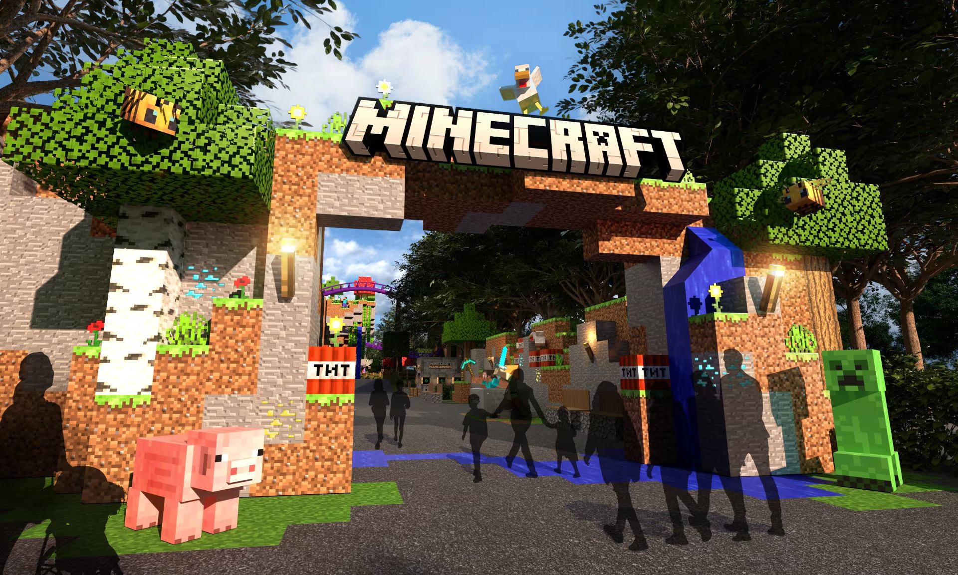 Minecraft Gerçek Hayata Taşınıyor! Tema Parkları Kurulacak