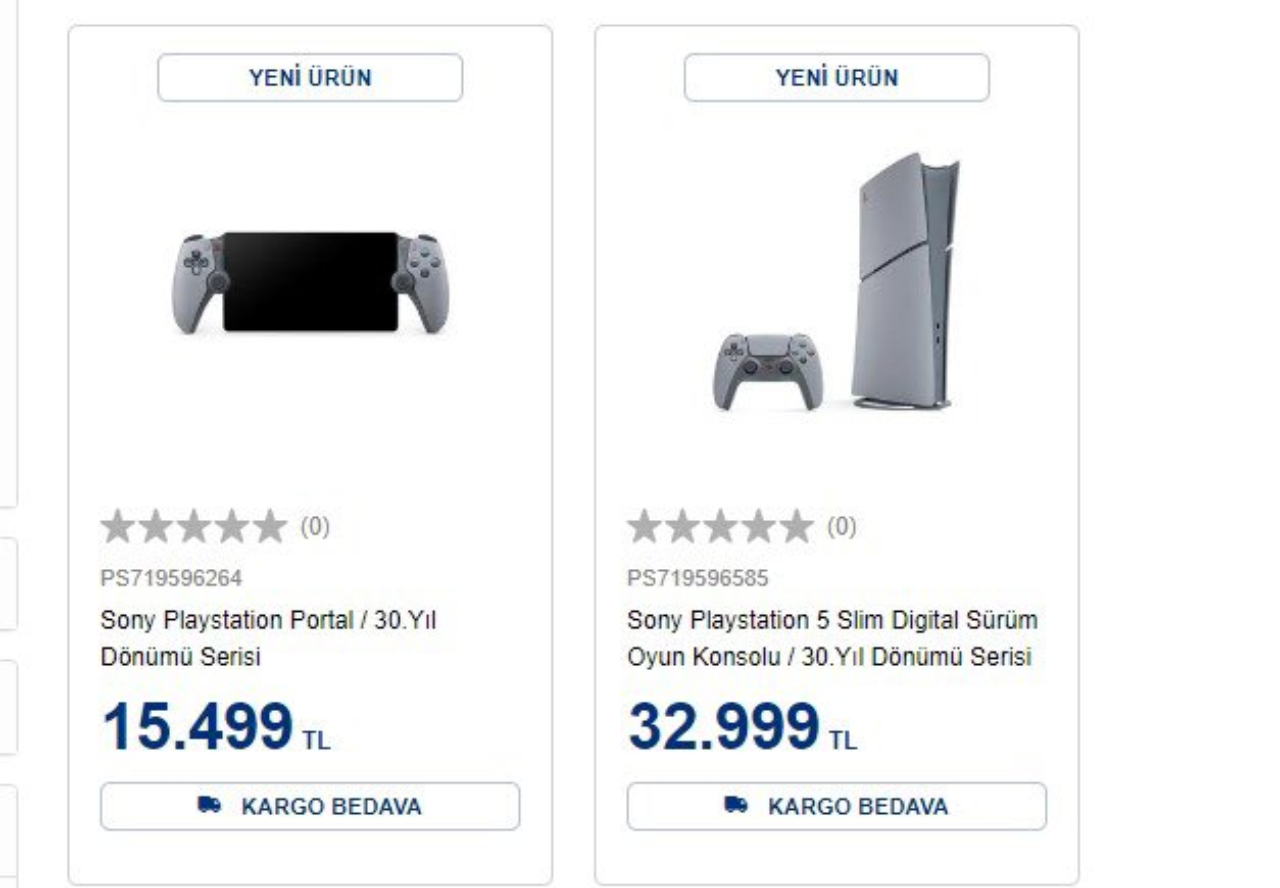 PS5 Slim 30. Yıl Özel Sürümünün Türkiye Fiyatları Belli Oldu