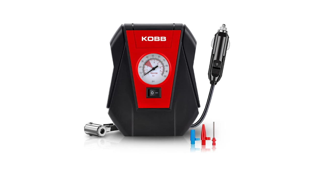 KOBB KB100 12Volt 100 PSI Analog Göstergeli Hava Pompası