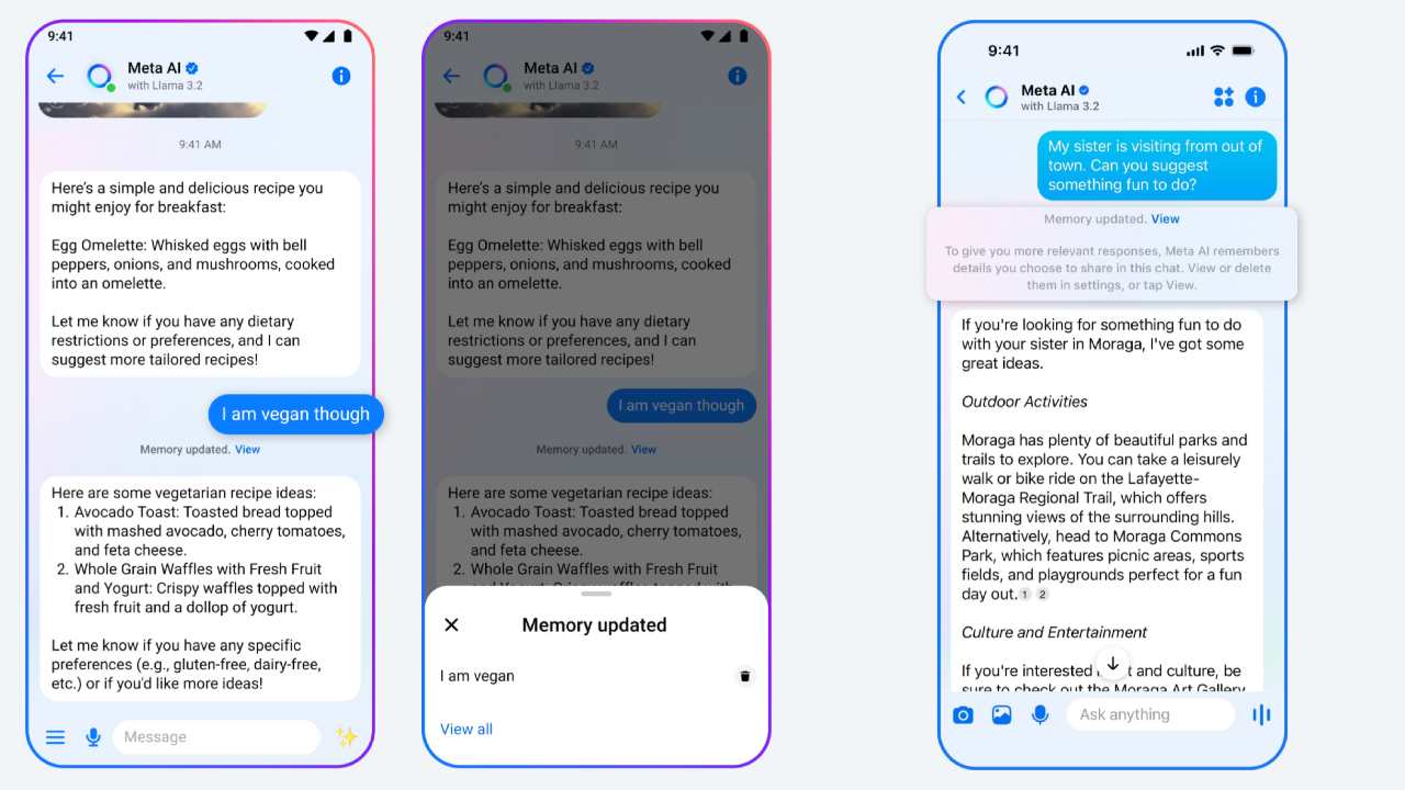 Meta AI Bizi Unutmayacak: Daha İyi Öneriler İçin Hafızasını Kullanacak!