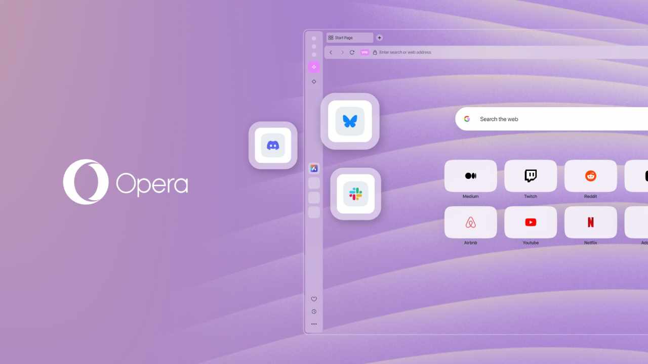 Opera One Kullanıcılarına Müjde: Kenar Çubuğuna Üç Yeni Platform Eklendi!